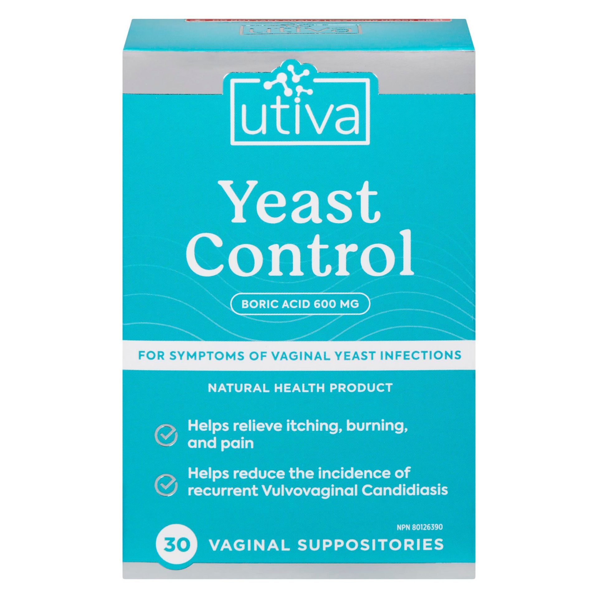 Utiva - Yeast Control - 30 Pack