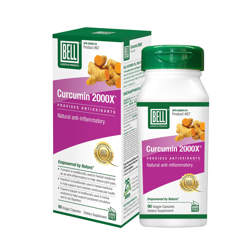 Bell - #67 Curcumin 2000X® - 90 Capsules