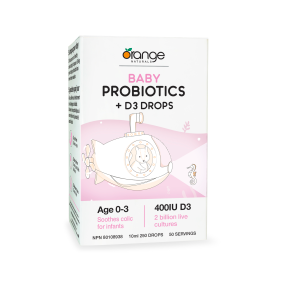 Orange Naturals - Baby Probiotics + D3 Drops - 10ml