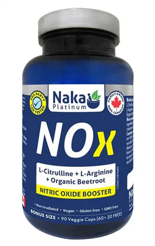 Naka - NOx (Nitric Oxide Booster) - 90 Capsules