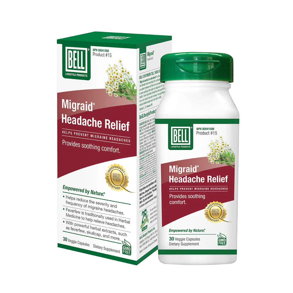 Bell - Migraid® Headache Relief - 30 Capsules