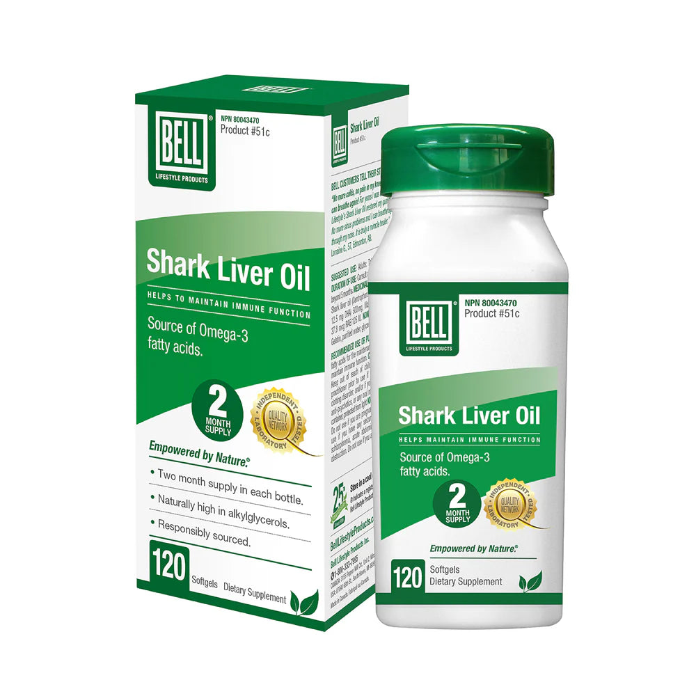 Bell - Shark Liver Oil - 120 Softgels