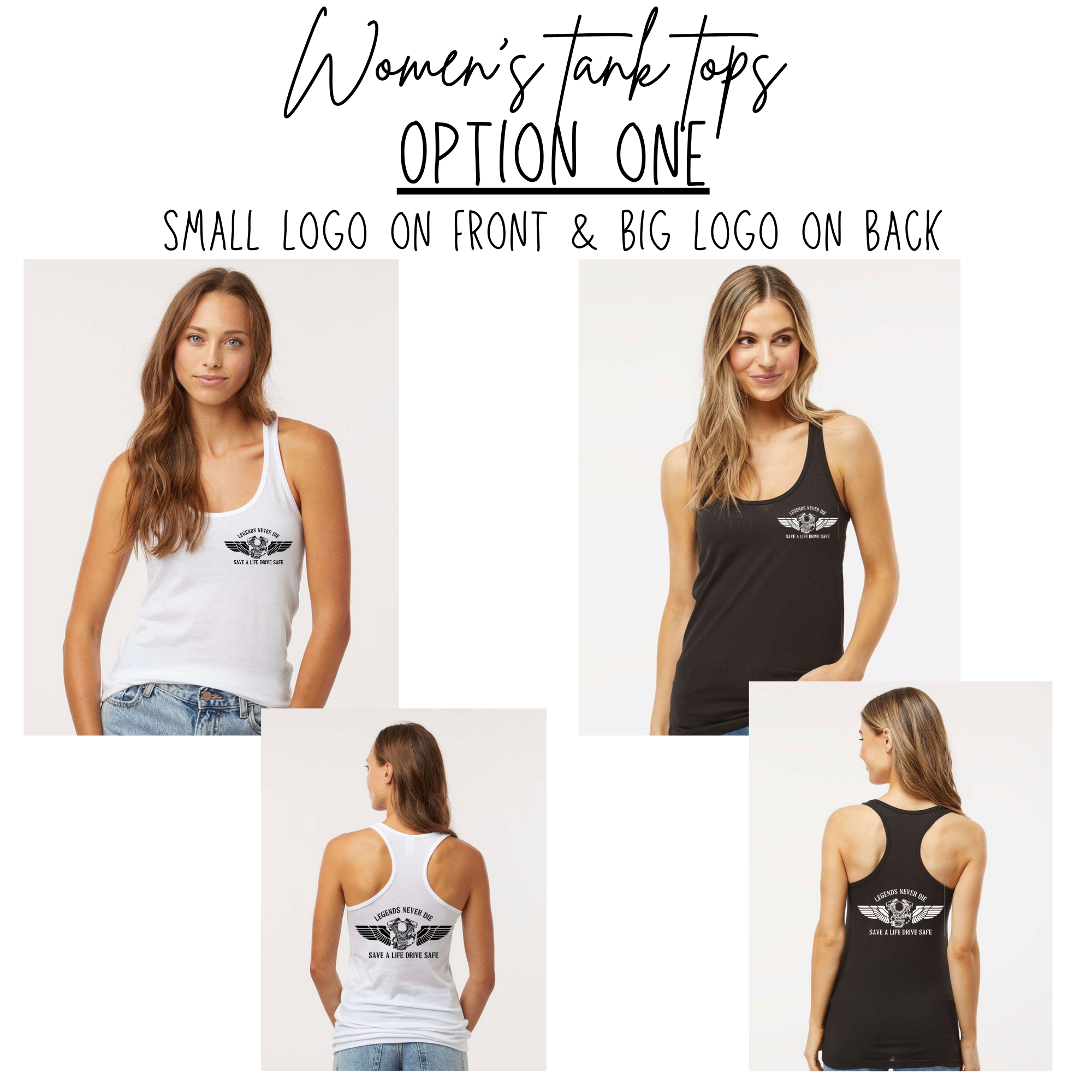 Motorcycle Awareness Event - Respect the Road - ADULT Women's Tank Top