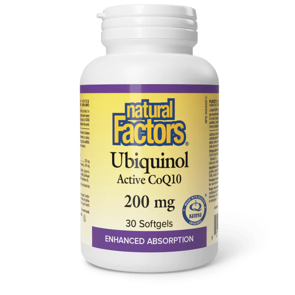 Natural Factors - Ubiquinol Active CoQ10 200 mg - 30 Softgels