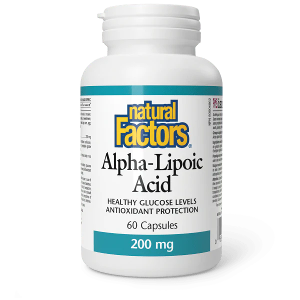Natural Factors  Alpha-Lipoic Acid 200 mg - 60 Capsules