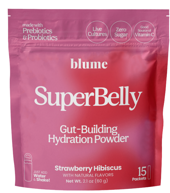 BLUME - SuperBelly Strawberry Hibiscus - 15 Packs