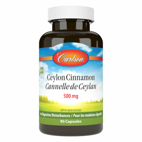 Carlson - Ceylon Cinnamon 500mg - 90 Capsules