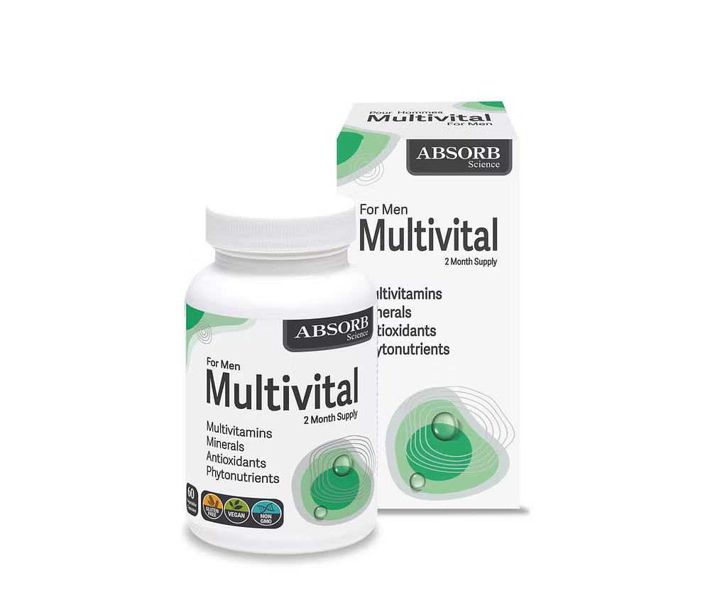 Absorb Science - Multivital Men - 60 Capsules