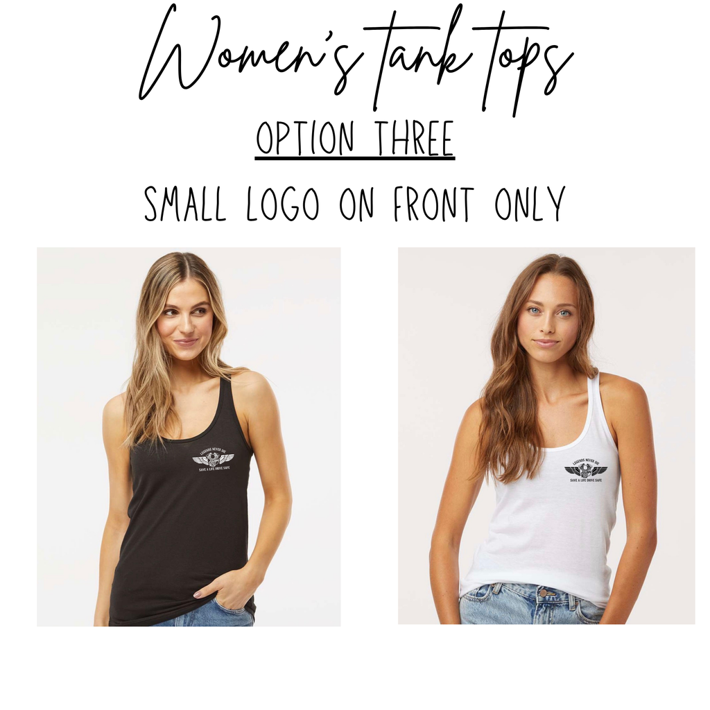 Motorcycle Awareness Event - Respect the Road - ADULT Women's Tank Top