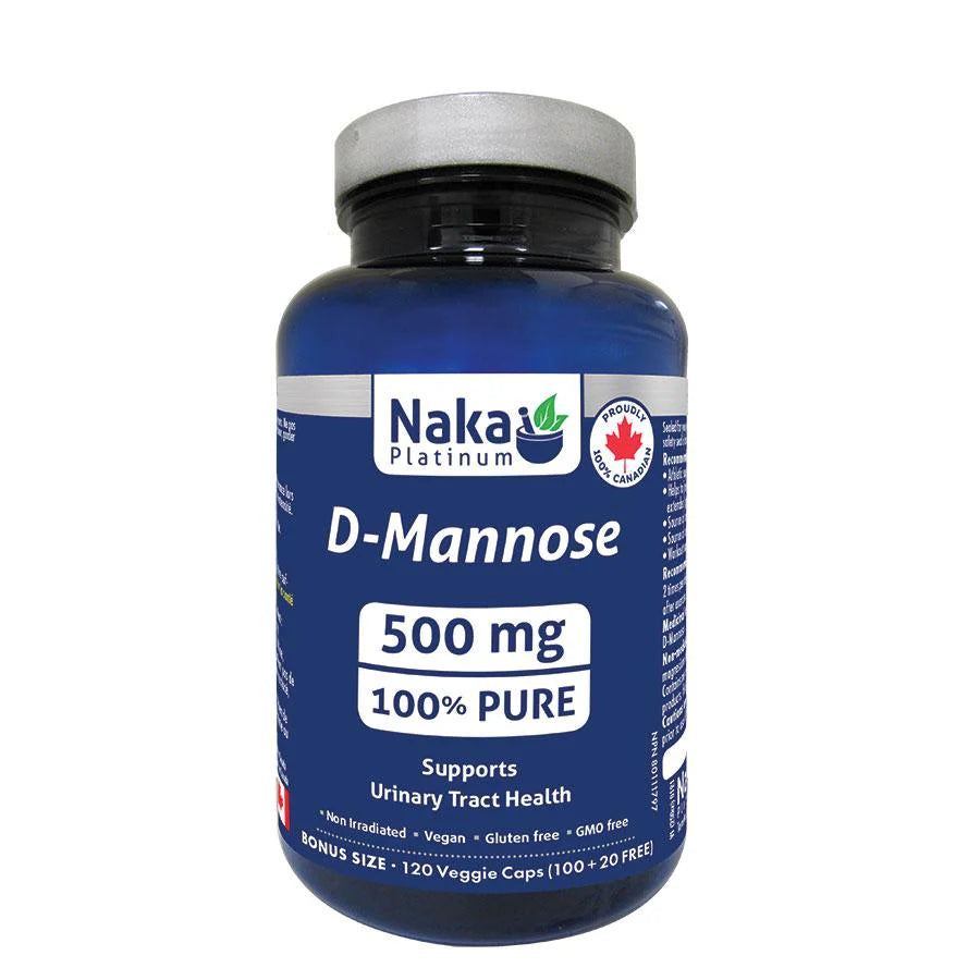Naka - Platinum D-Mannose - 120 Capsules