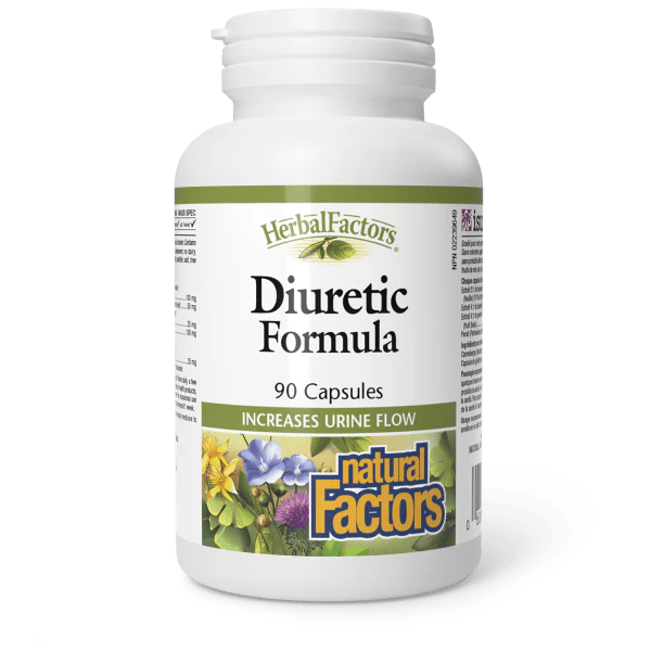 Natural Factors - HerbalFactors Diuretic Formula - 90 Capsules