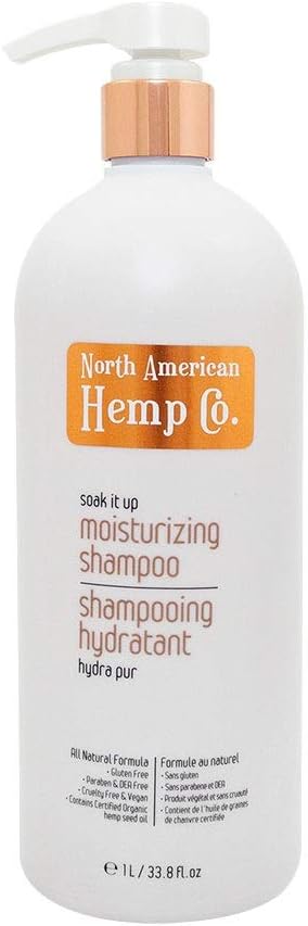 North American Hemp Co. - Soak It Up Moisturizing Shampoo - 33.814 Fluid Ounce