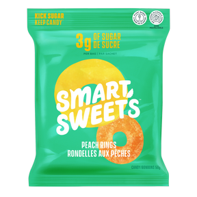 SmartSweets - Peach Rings - 50g