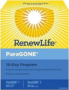Renew Life - ParaGONE® 15-Day Program - 60 Capsules + 30ml