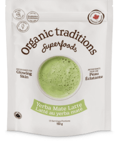 Organic Traditions Yerba Mate Mint Latte - 150g