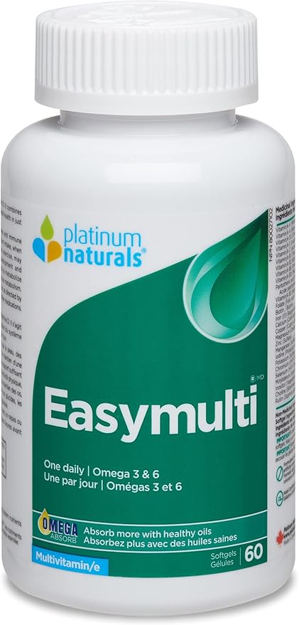 Platinum Naturals - Easymulti for Men & Women - 60 Softgels