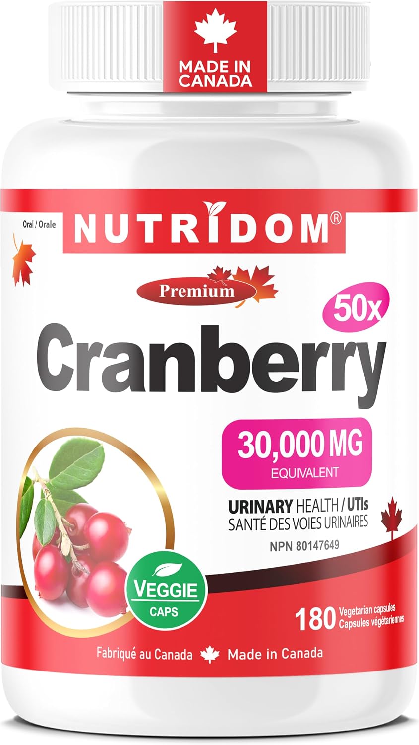 Nutridom - Cranberry 30,000 mg - 180 Capsules
