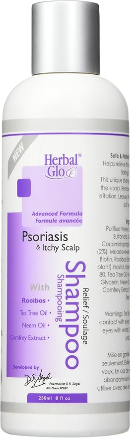 HERBAL GLO - Advanced Psoriasis & Itchy Scalp Shampoo - 250 ml
