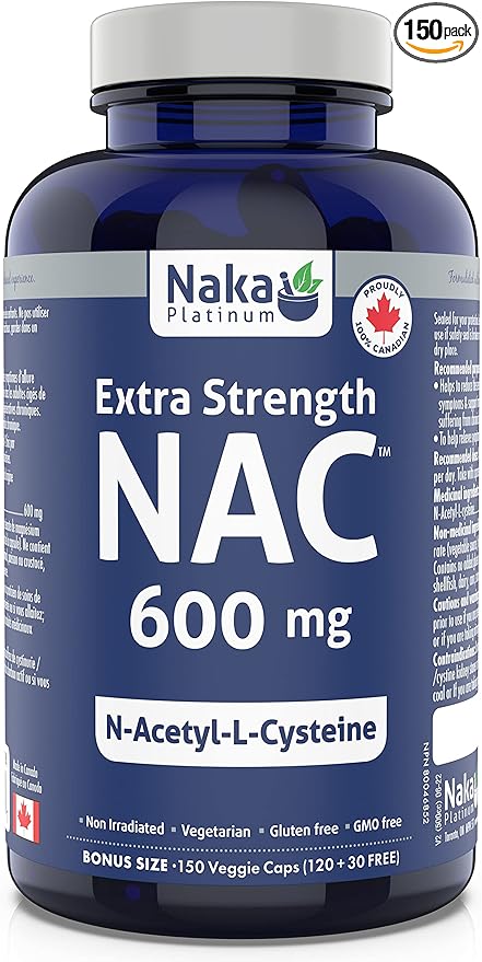 Naka - NAC 600mg - 150 Capsules