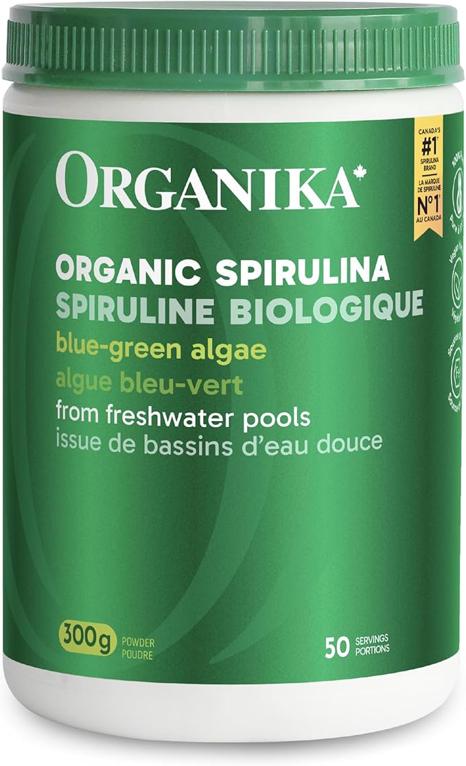 Organika - Spirulina Powder - Certified Organic - 300 g