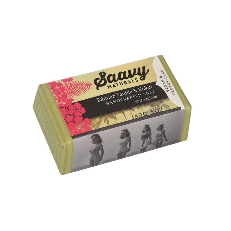 Saavy Naturals - Tahitian Vanilla Handcrafted Bar Soap - 141g