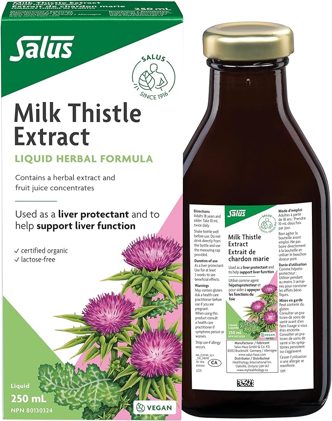Salus - Milk Thistle Extract Certified Organic - 250ml