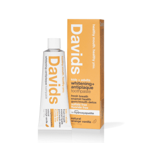 DAVIDS TOOTHPASTE - Davids Kids + Adults Toothpaste Orange Vanilla - 113g