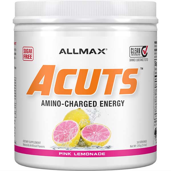 Allmax ACuts: Amino-Charged Energy Drink Powder - Pink Lemonade - 252g