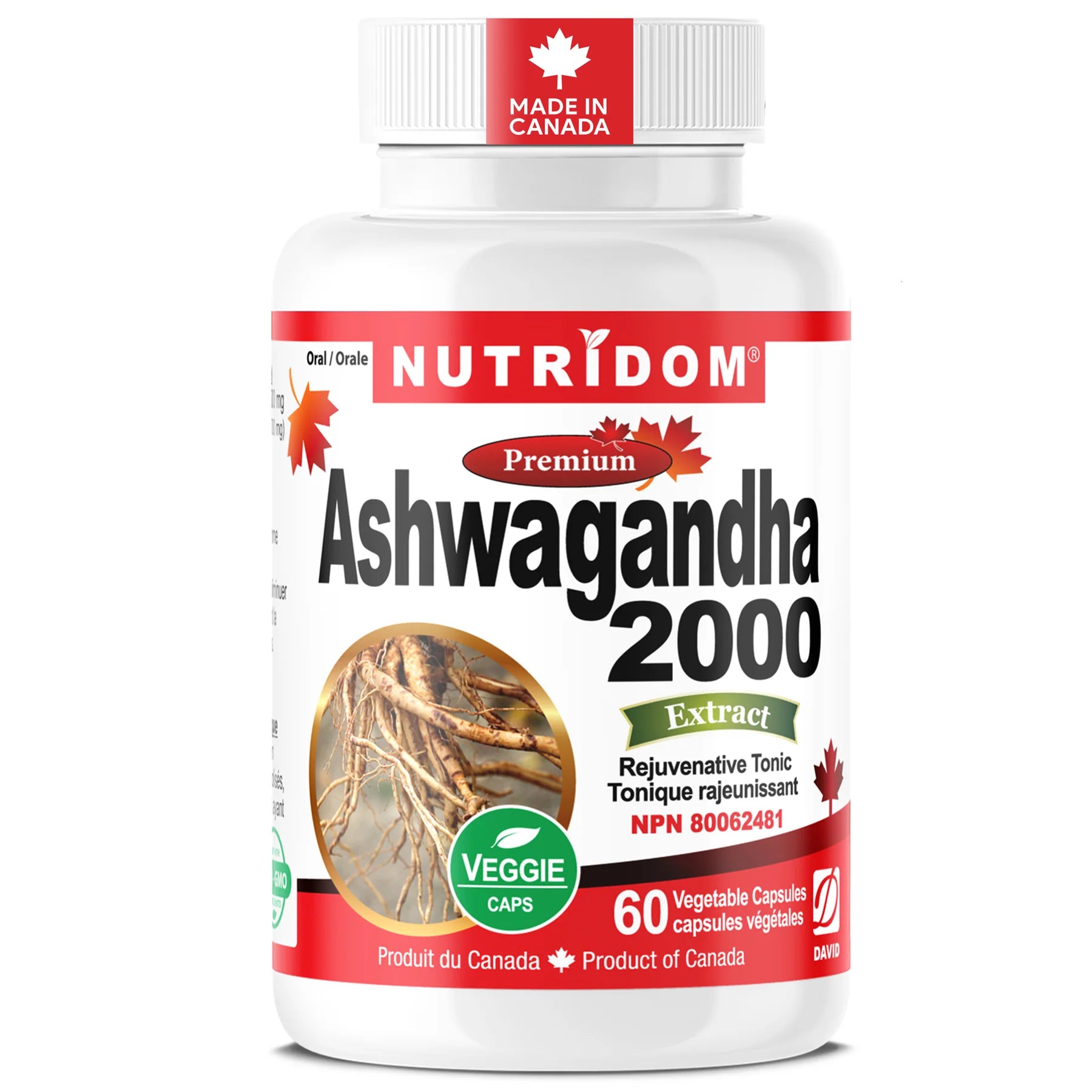 Nutridom - Ashwagandha 500mg - 60 Capsules