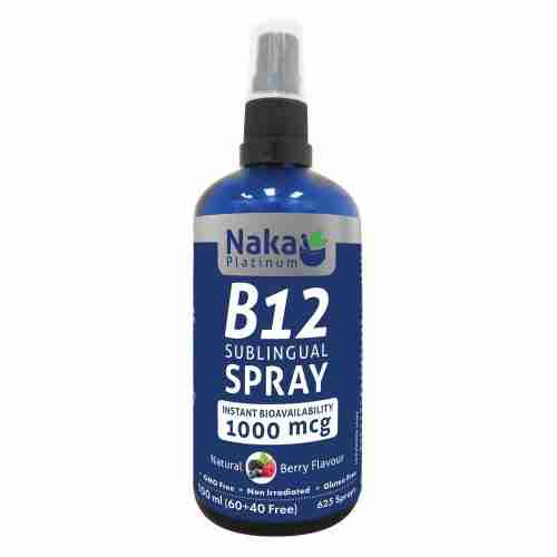 Naka - B12 Sublingual Spray, Berry Flavoured - 100Ml