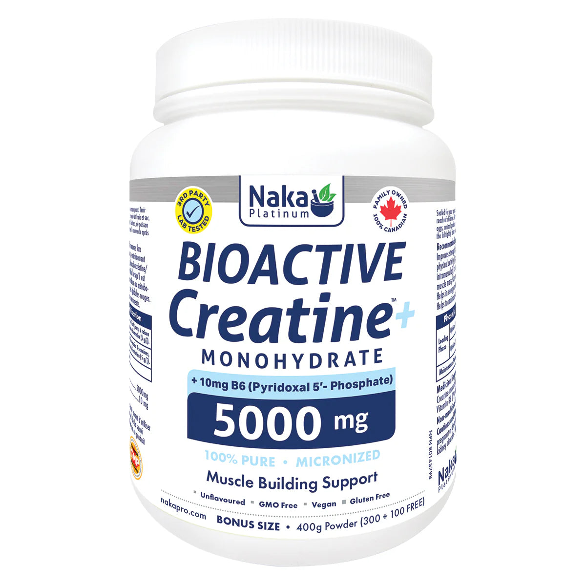 Naka - Bioactive Creatine + B6 - 400g