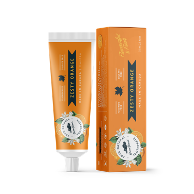 Green Beaver - Fluoride Free Toothpaste - Zesty Orange - 75ml
