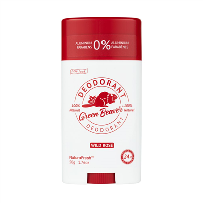 Green Beaver - Natural Wild Rose Deodorant - 50g