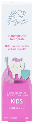 Green Beaver - Naturapeutic Kids Toothpaste (Bubblegum) - 100ml
