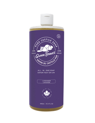 Green Beaver - Organic Lavender Liquid Soap - 990mL