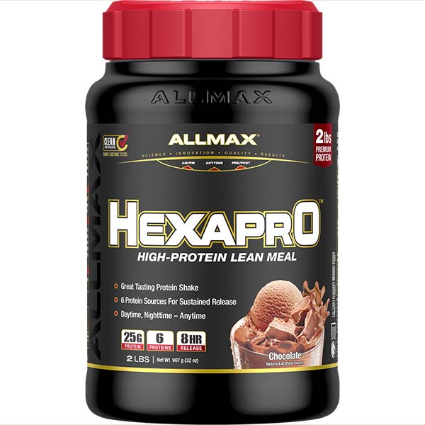 Allmax Hexapro: High Protein Lean Meal Chocolate - 2LBS