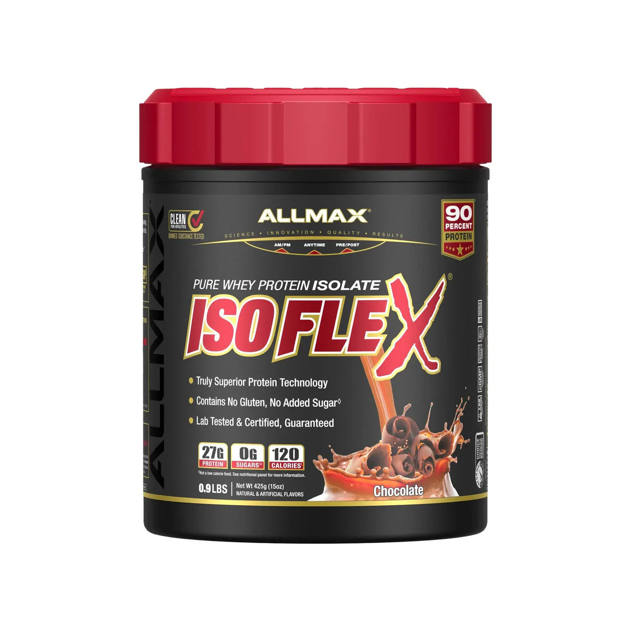 Allmax Isoflex: 100% Whey Protein Isolate Chocolate - 425g