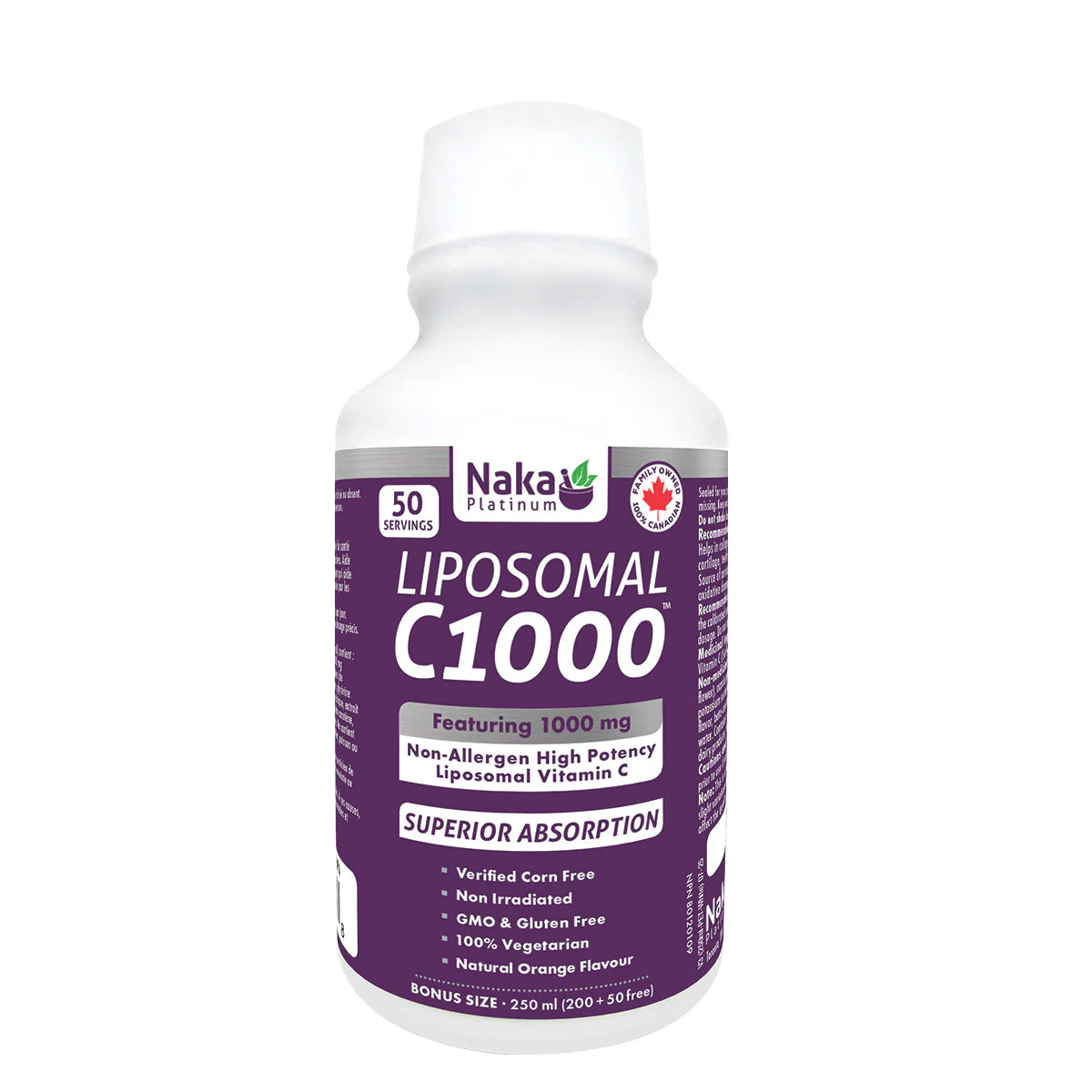 Naka - Platinum Liposomal C1000 - 250mL