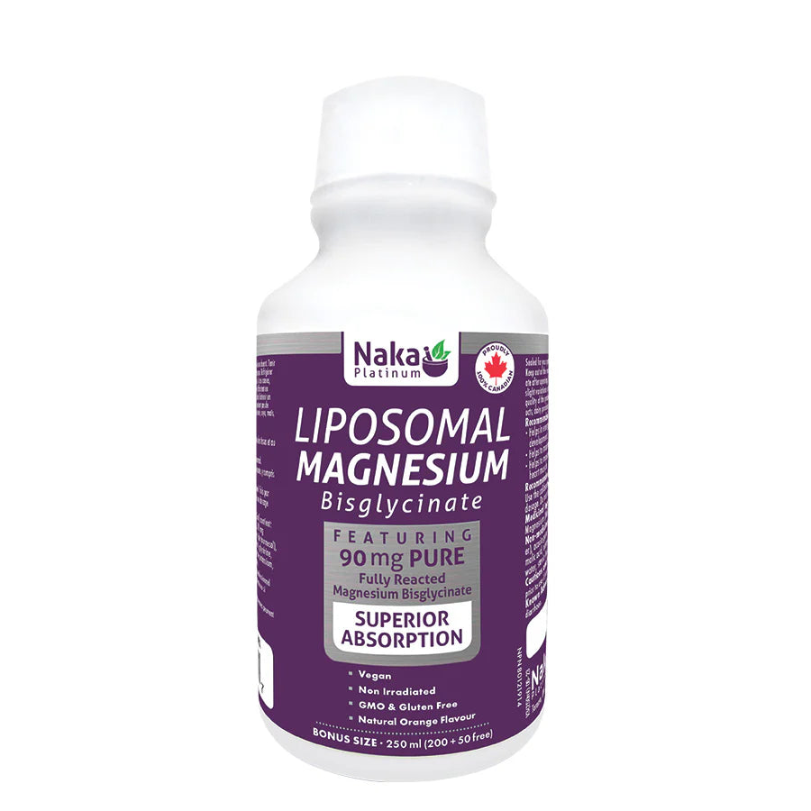 Naka - Liposomal Magnesium Bisglycinate 90mg - 250ml
