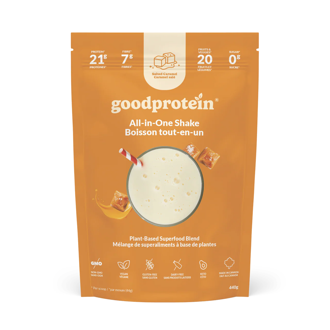 Good Protein - All-In-One Shake (Salted Caramel) - 440g