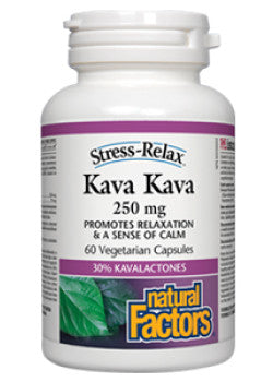 Natural Factors - Stress-Relax Kava Kava 250mg - 60 Capsules
