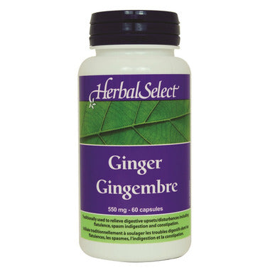 Herbal Select - Ginger Root - 60 Capsules