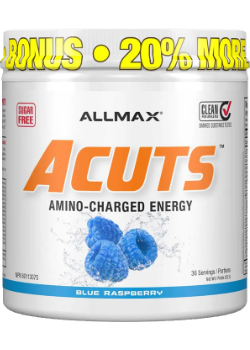 Allmax ACuts: Amino-Charged Energy Drink Powder - Blue Raspberry - 252g