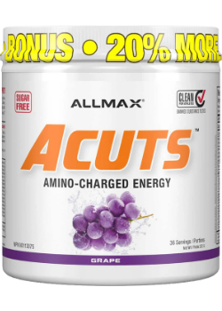 Allmax ACuts: Amino-Charged Energy Drink Powder - Grape - 252g