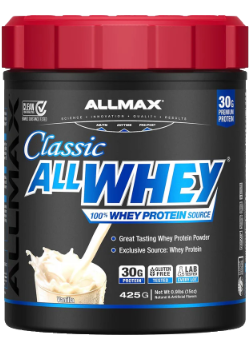 Allmax Classic AllWhey: 100% Whey Protein Powder Vanilla - 425g