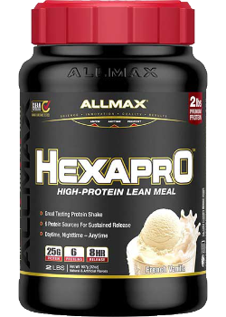 Allmax Hexapro: High Protein Lean Meal French Vanilla - 2lbs