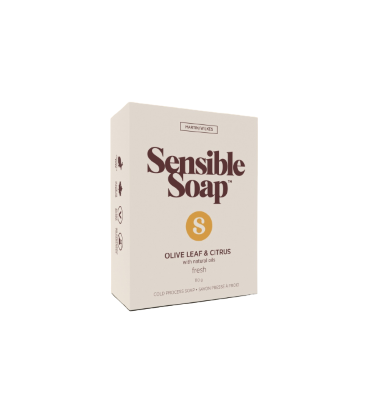 Sensible Soap - Bar Soap Olive Leaf & Citrus - 110 g