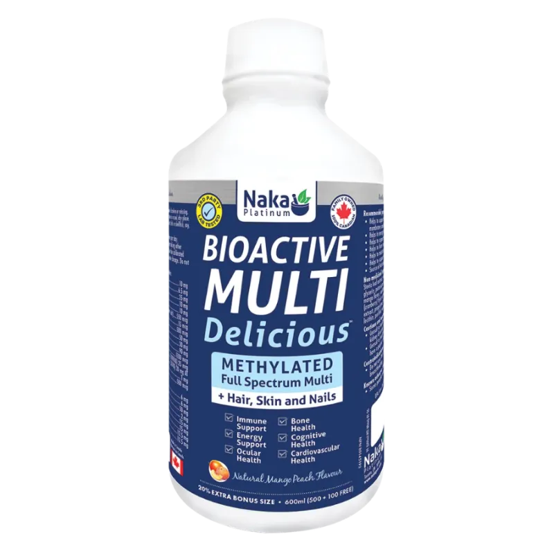 Naka - Bioactive Multi Delicious Methylated (Mango Peach) - 600
