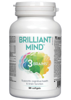 3 Brains - Brilliant Mind - 90 Softgels