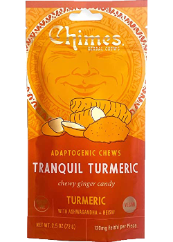 Chimes - Gourmet Adaptogenic Chews Tranquil (Turmeric) - 72g